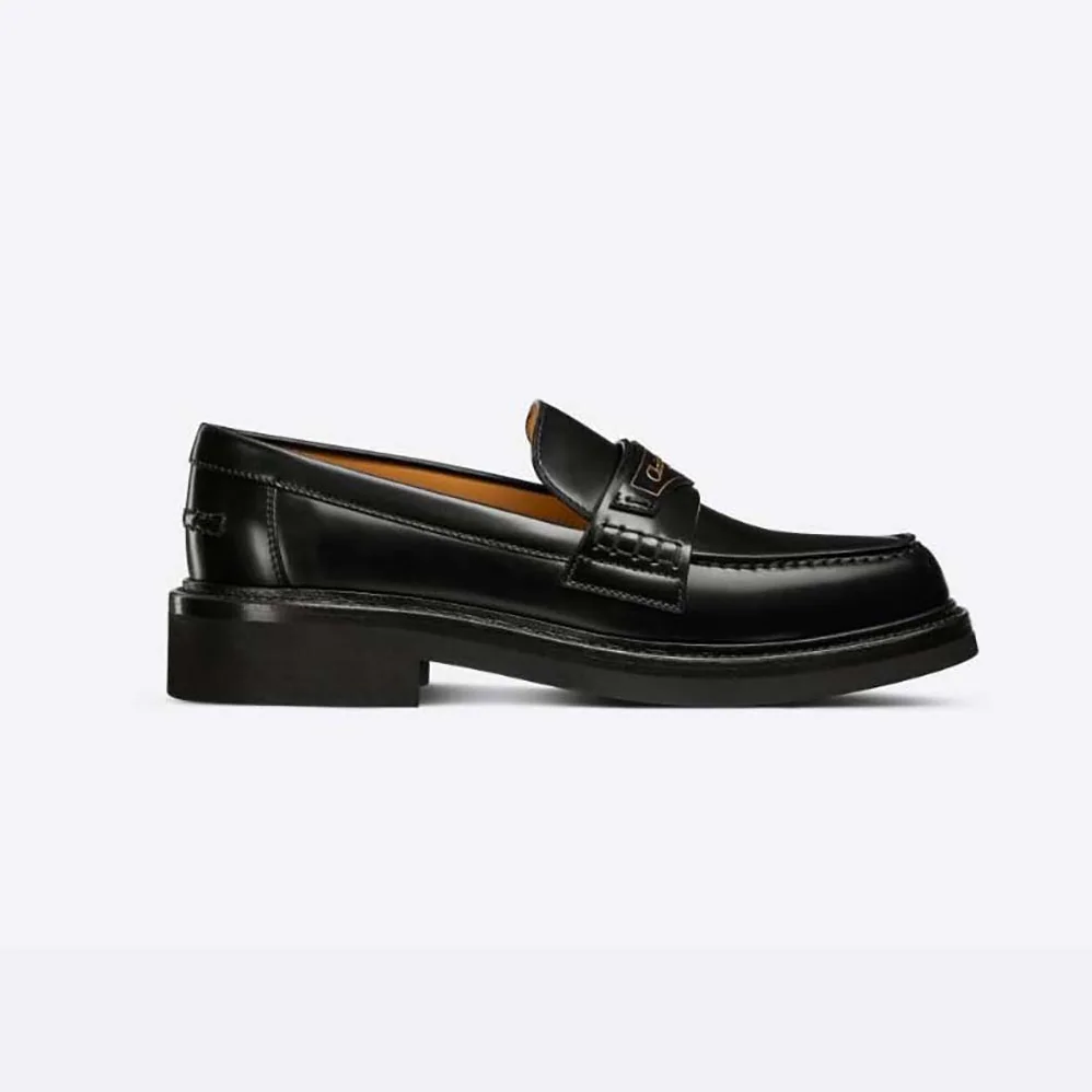 Dior Boy Loafer Black Brushed Calfskin for Women Dior Boy Loafer Black Brushed Calfskin for Women