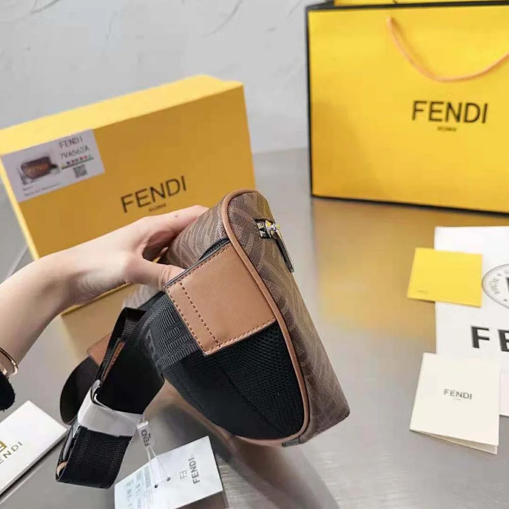 Fendi Multicolor Leather Belt Bag for Men Fendi Multicolor Leather Belt Bag for Men