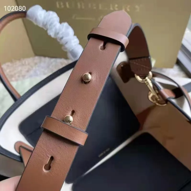 Burberry Horseferry Soft Cotton Canvas Belt Tote Bag for Women Burberry Horseferry Soft Cotton Canvas Belt Tote Bag for Women