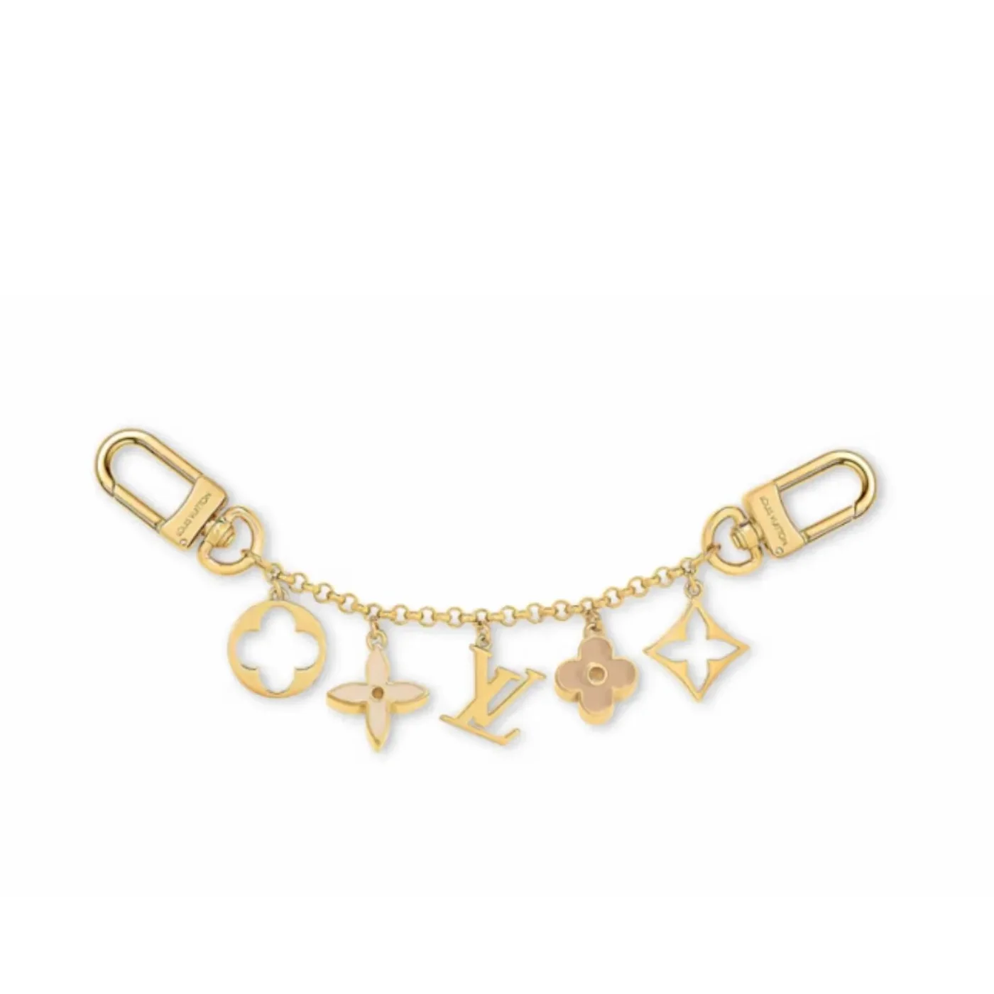 Louis Vuitton Fleur de Monogram Bag Charm Chain Louis Vuitton Fleur de Monogram Bag Charm Chain