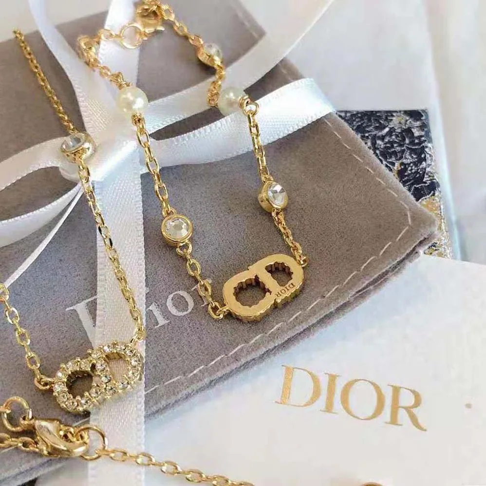 Dior Clair D Lune Bracelet Gold for Women in Finish Metal