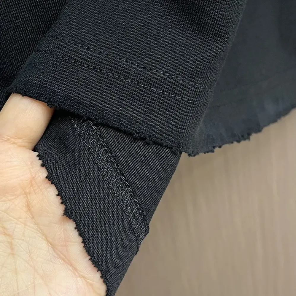 Balenciaga Back T-Shirt Medium Fit in Black Vintage Jersey for Women