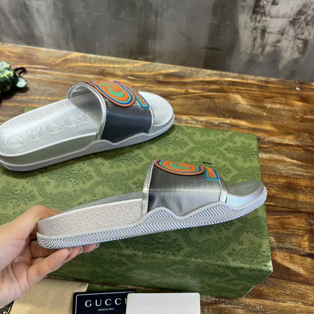 Gucci Good Game Slide Sandal Multicolor Gucci Good Game Slide Sandal Multicolor