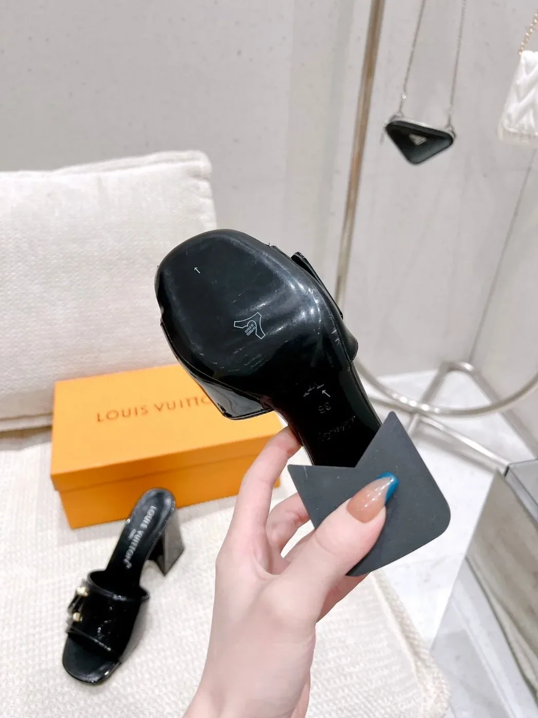 Louis Vuitton Shake Mule Black