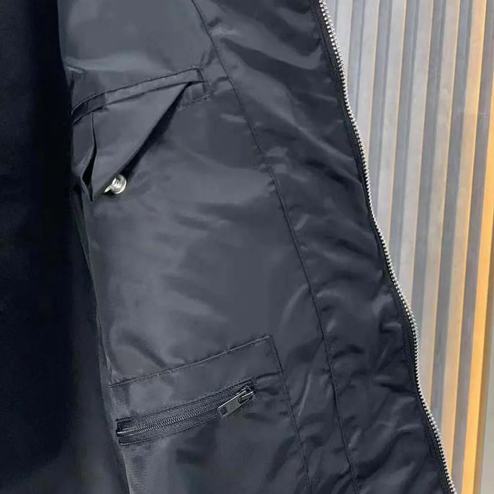 Prada Re-Nylon Down Jacket for Women in Black Prada Re-Nylon Down Jacket for Women in Black