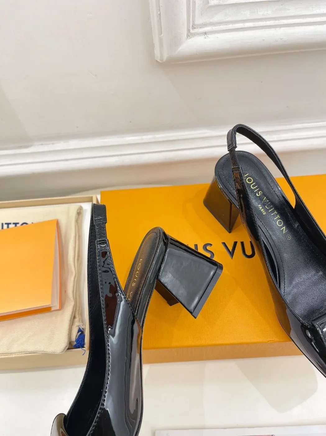 Louis Vuitton Shake Slingback Pump Black 1AB0TR