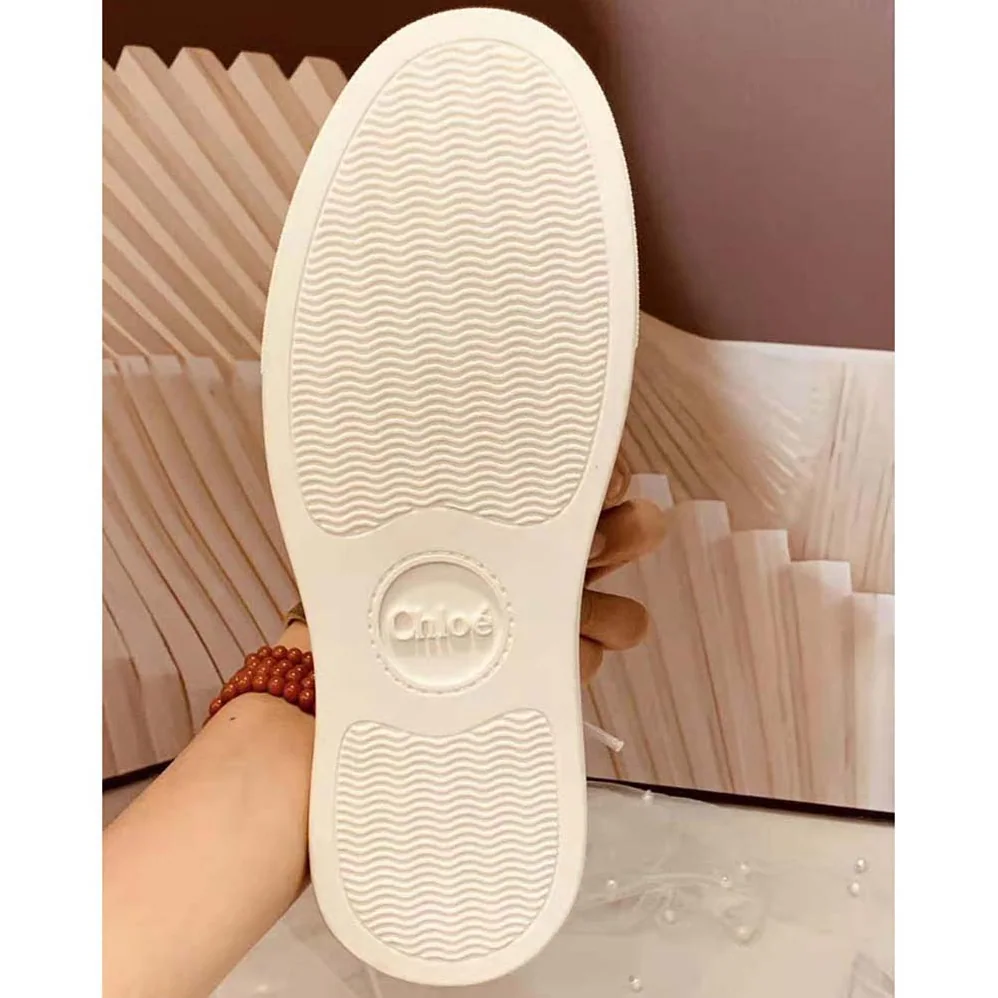 Chloe Lauren Sneaker in Lace for Women in Sandy