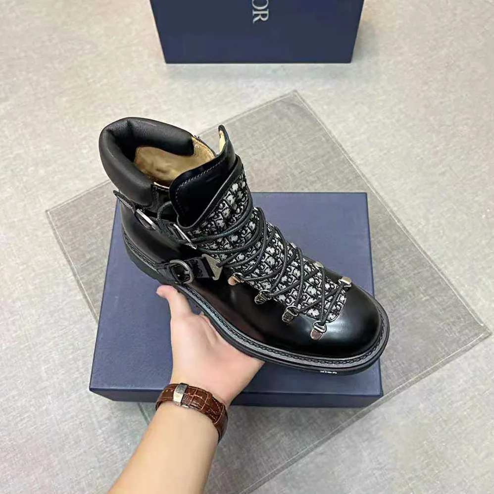 Dior Explorer II Laced and Buckled Ankle Boot for Men Dior Explorer II Laced and Buckled Ankle Boot for Men