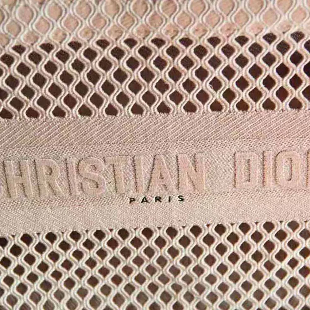 Dior Small Dior Book Tote Pink Mesh Embroidery for Women Dior Small Dior Book Tote Pink Mesh Embroidery for Women