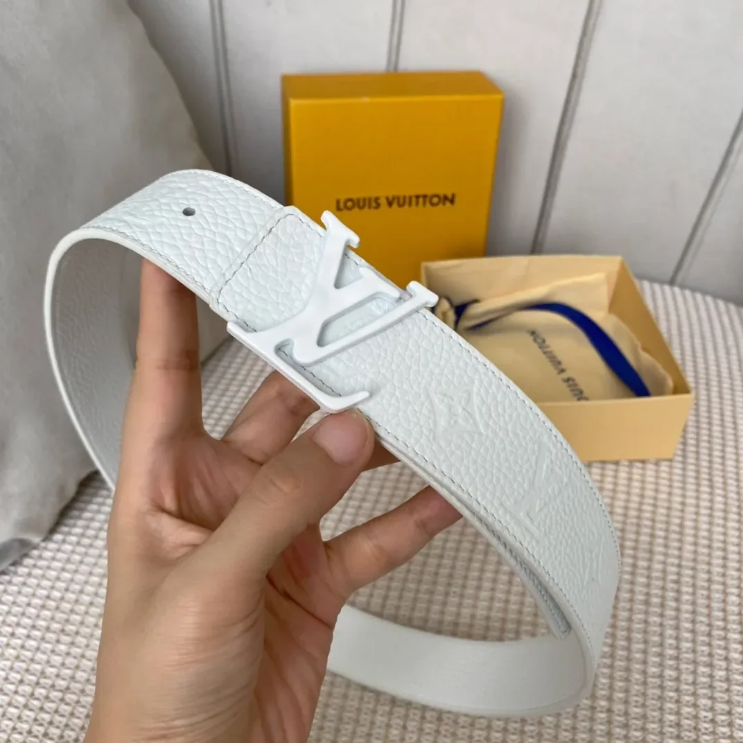 Louis Vuitton Iconic Reversible LV Belt White LV for Women Louis Vuitton Iconic Reversible LV Belt White LV for Women