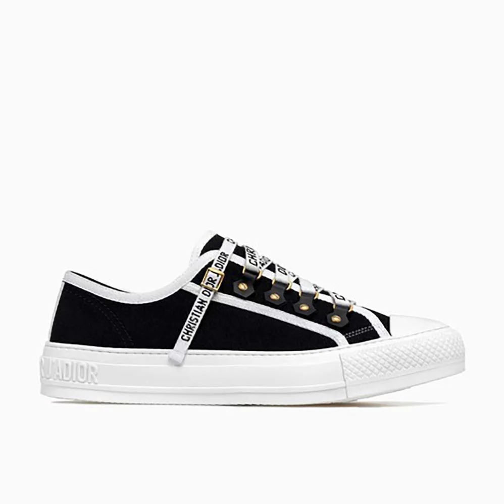 Dior Shoes Low-Top Trainer in Canvas for Women in Black