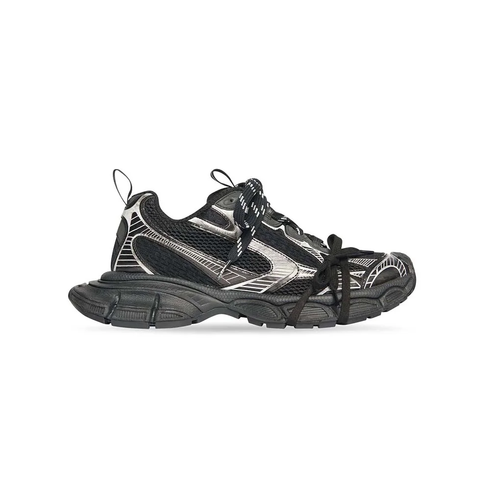 Balenciaga 3XL Sneaker in Black and White Mesh and Polyurethane for Unisex Balenciaga 3XL Sneaker in Black and White Mesh and Polyurethane for Unisex