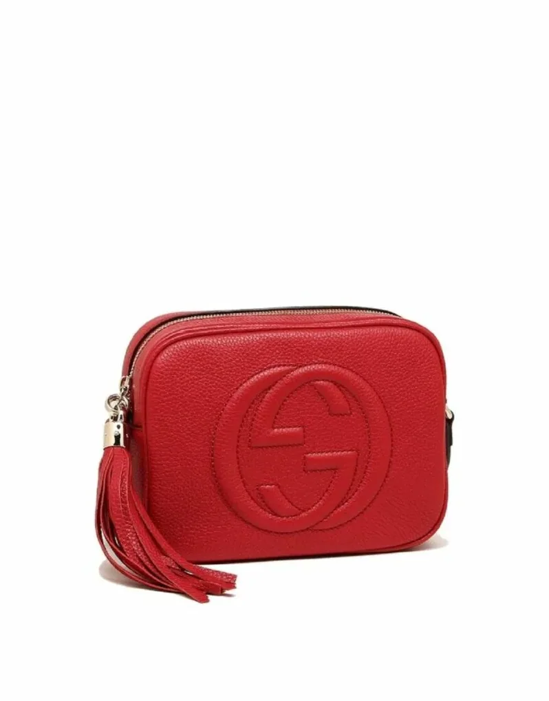 Gucci Soho Small Disco Bag Red, /, GG Gucci Soho Small Disco Bag Red, /, GG