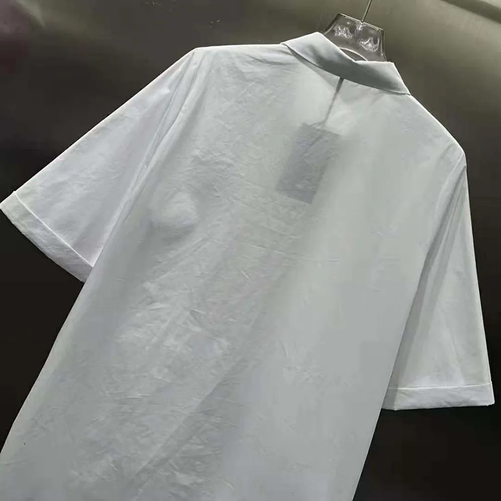 Fendi White Cotton Dress with Pointed Collar and Wide Elbow for Women in Length Sleeves