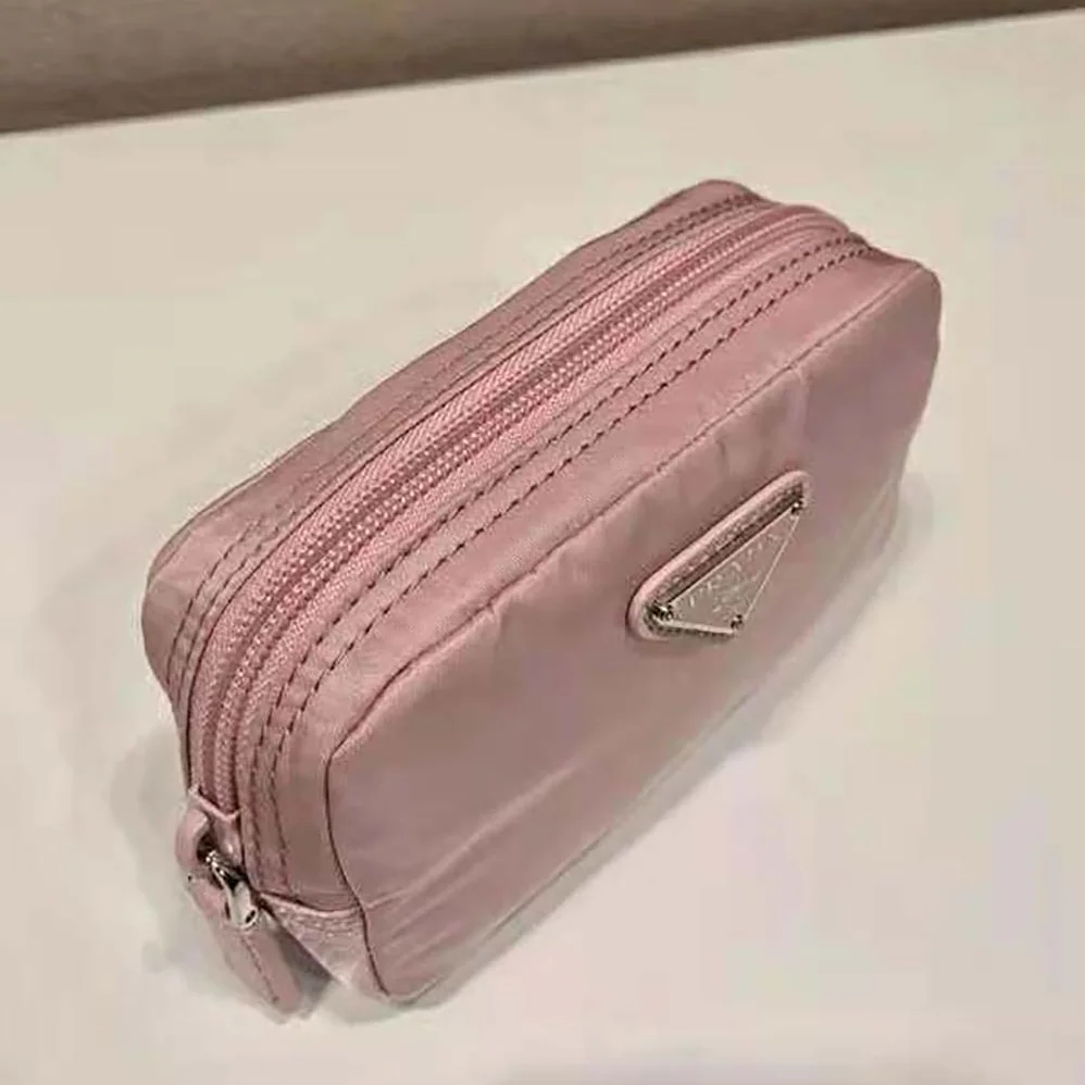 Prada Small Re-Nylon Wallet for Women in Pink Prada Small Re-Nylon Wallet for Women in Pink