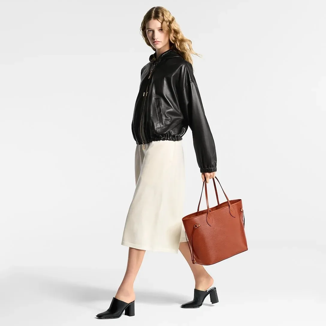 Louis Vuitton Neverfull MM Tote Bag in Kenyan Fauve Gold Hardware