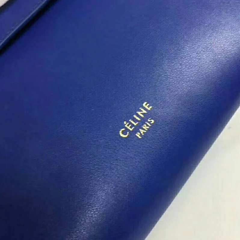 Celine Small Belt Bag in Smooth Calfskin Leather in Blue Celine Small Belt Bag in Smooth Calfskin Leather in Blue