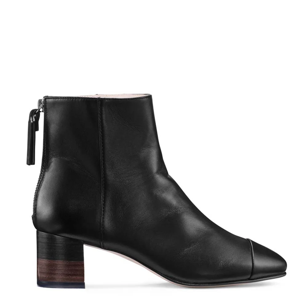 Stuart Weitzman Shoes The Zappa 50 Bootie 50mm Heel for Women in Black Stuart Weitzman Shoes The Zappa 50 Bootie 50mm Heel for Women in Black