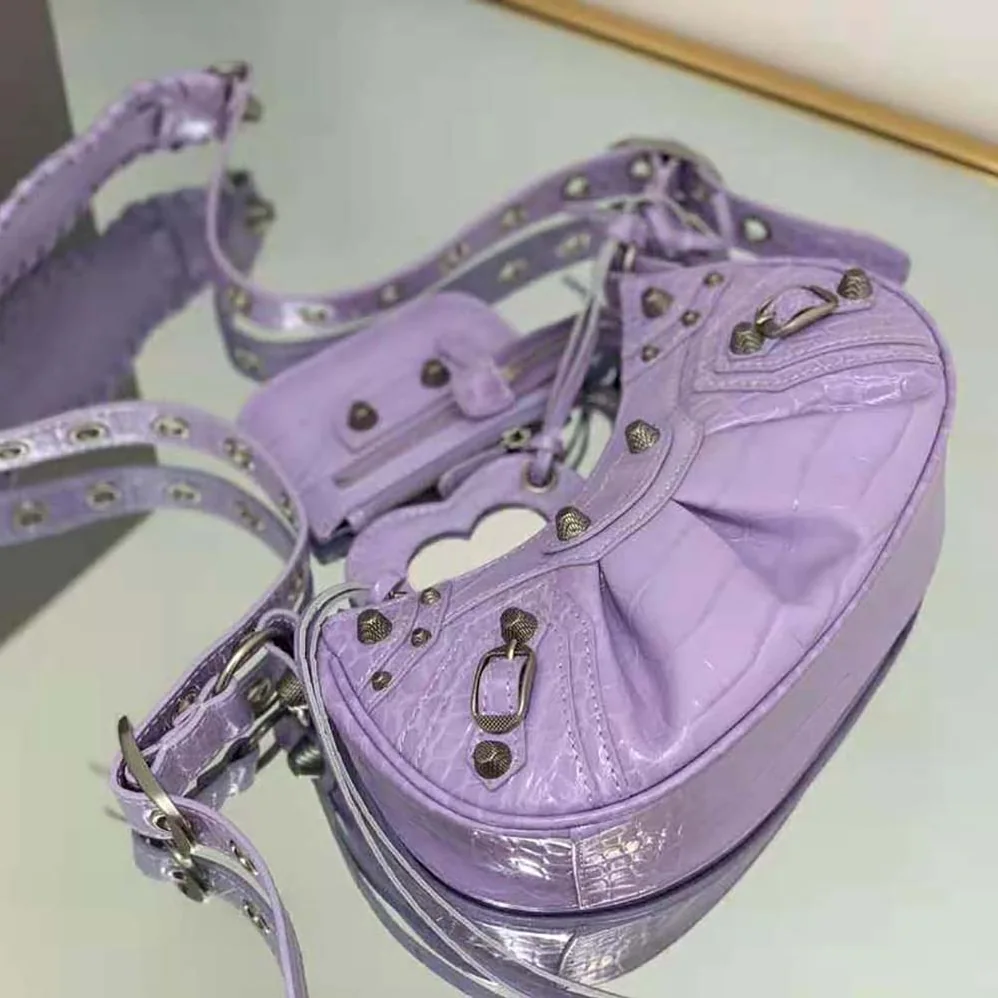 Balenciaga Le Cagole XS Shoulder Bag in Purple for Women