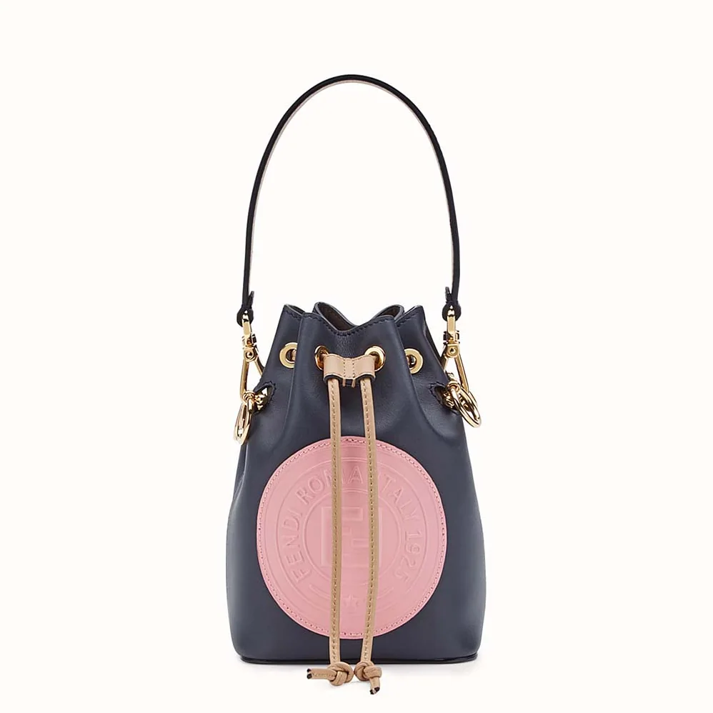 Fendi Mon Tresor Blue Leather Mini for Women in Bag