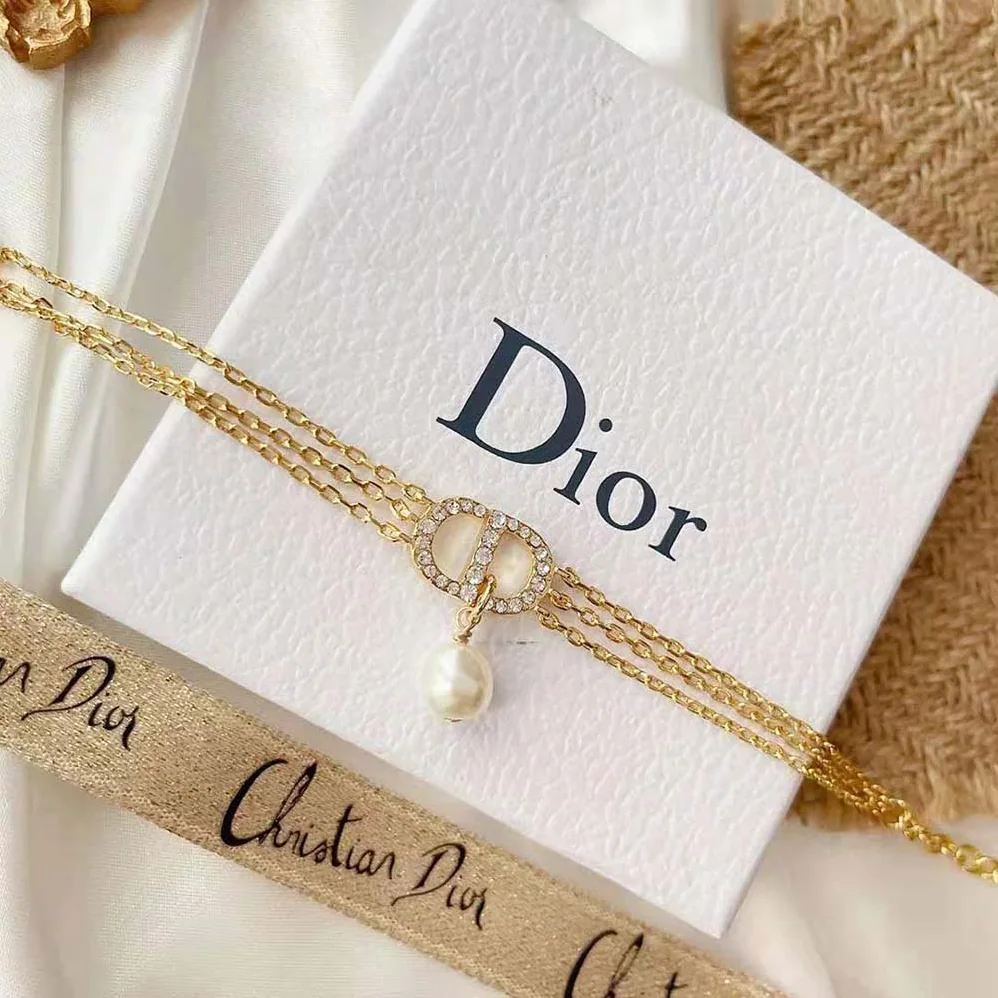 Dior Multi-chain Petit CD Bracelet Gold for Women in Finish Metal Dior Multi-chain Petit CD Bracelet Gold for Women in Finish Metal