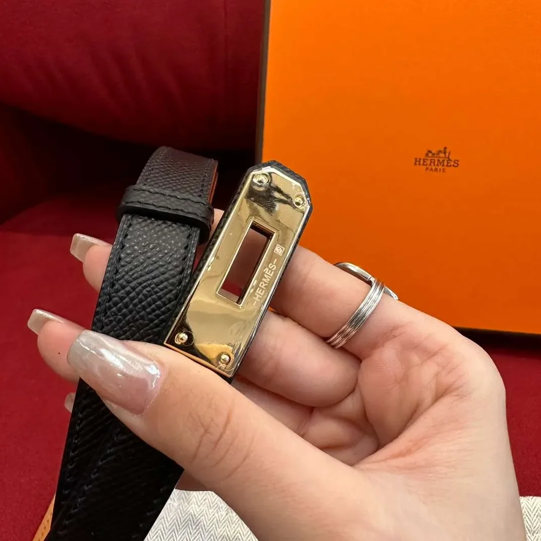 Hermes Kelly 18 Belt Black Hermes Kelly 18 Belt Black