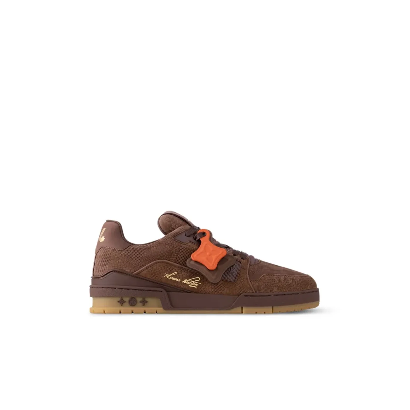 Louis Vuitton Trainer Sneaker Brown - 1AH637 Louis Vuitton Trainer Sneaker Brown - 1AH637