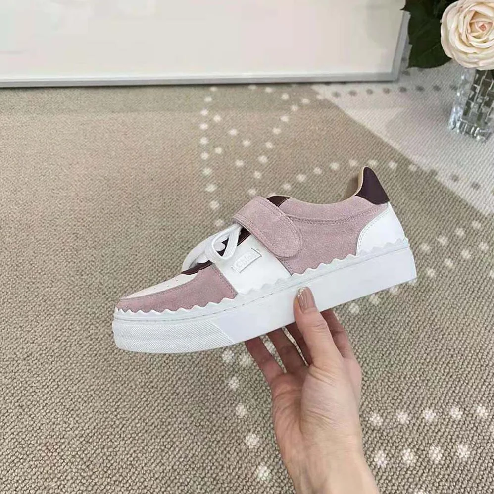 Chloe Lauren Sneaker with Strap for Women in Pink