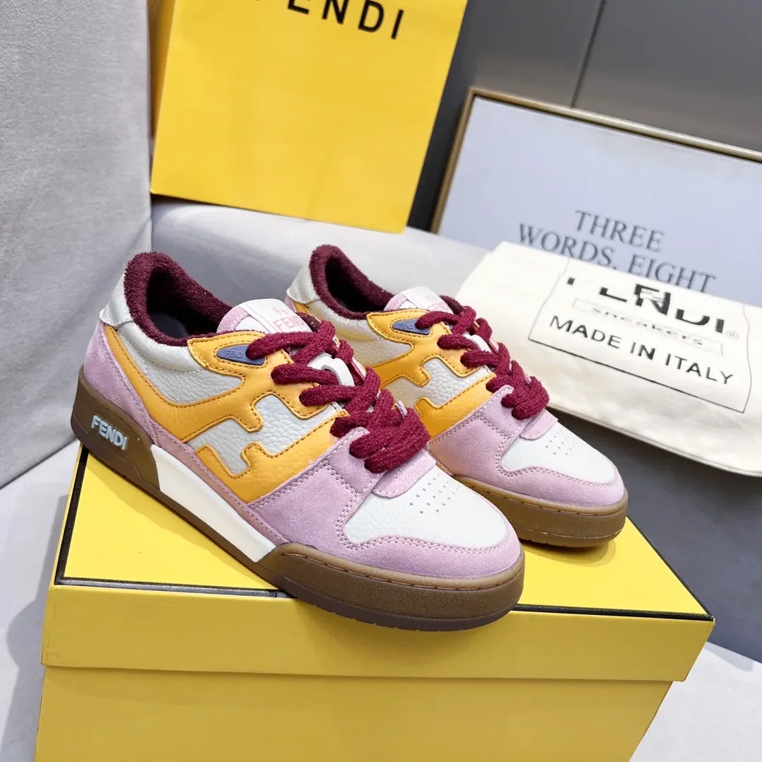 Fendi FD Fendi Match Low Tops Sneakers Pink