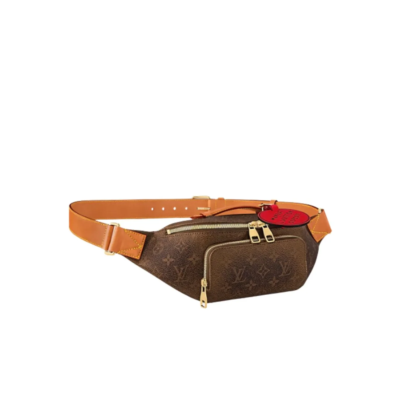 Louis Vuitton Rush Bumbag in Brown Gold Hardware