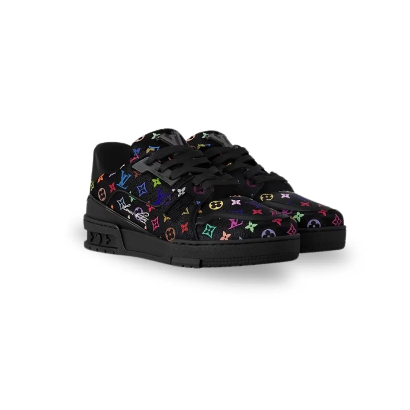 Louis Vuitton LV x TM LV Trainer Sneaker Black 1AGZE3 Louis Vuitton LV x TM LV Trainer Sneaker Black 1AGZE3