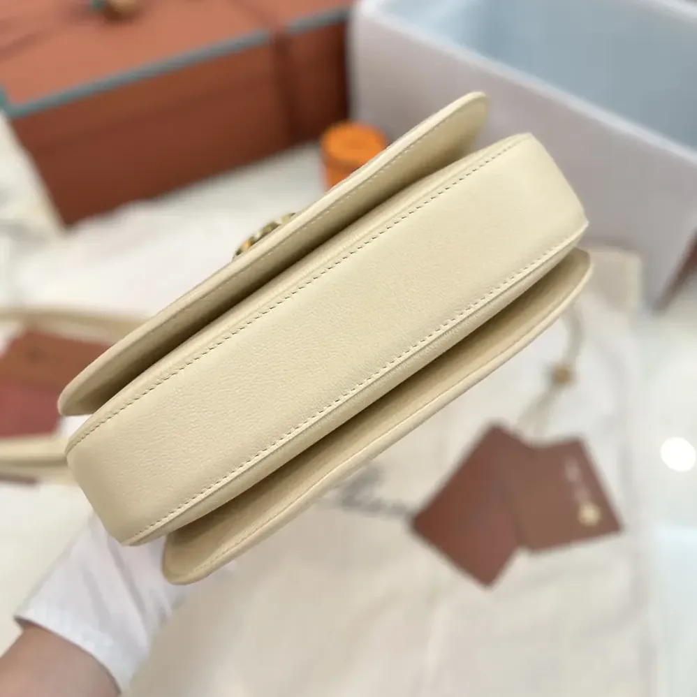 Loro Piana Mini Ghiera Bag for Women in White