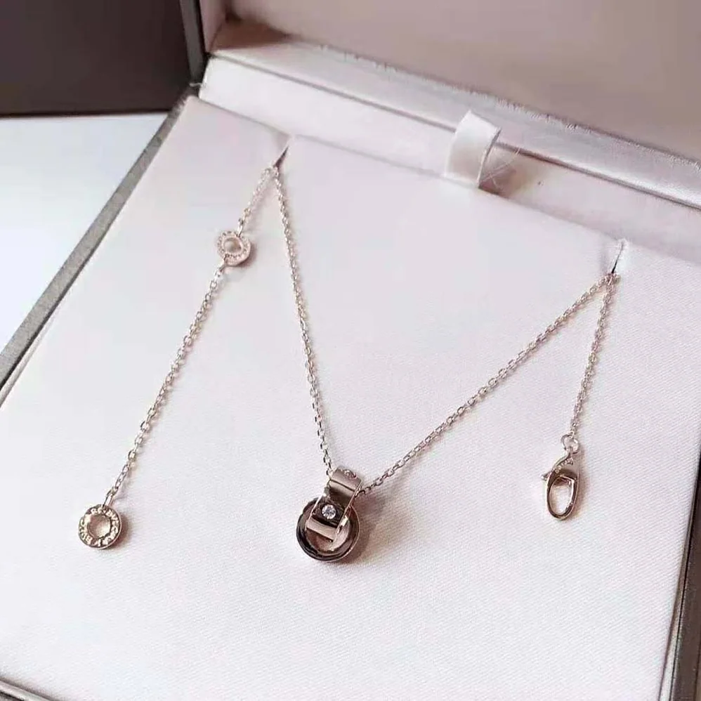 Bvlgari Necklace with 18 KT Rose Gold Chain for Women Bvlgari Necklace with 18 KT Rose Gold Chain for Women