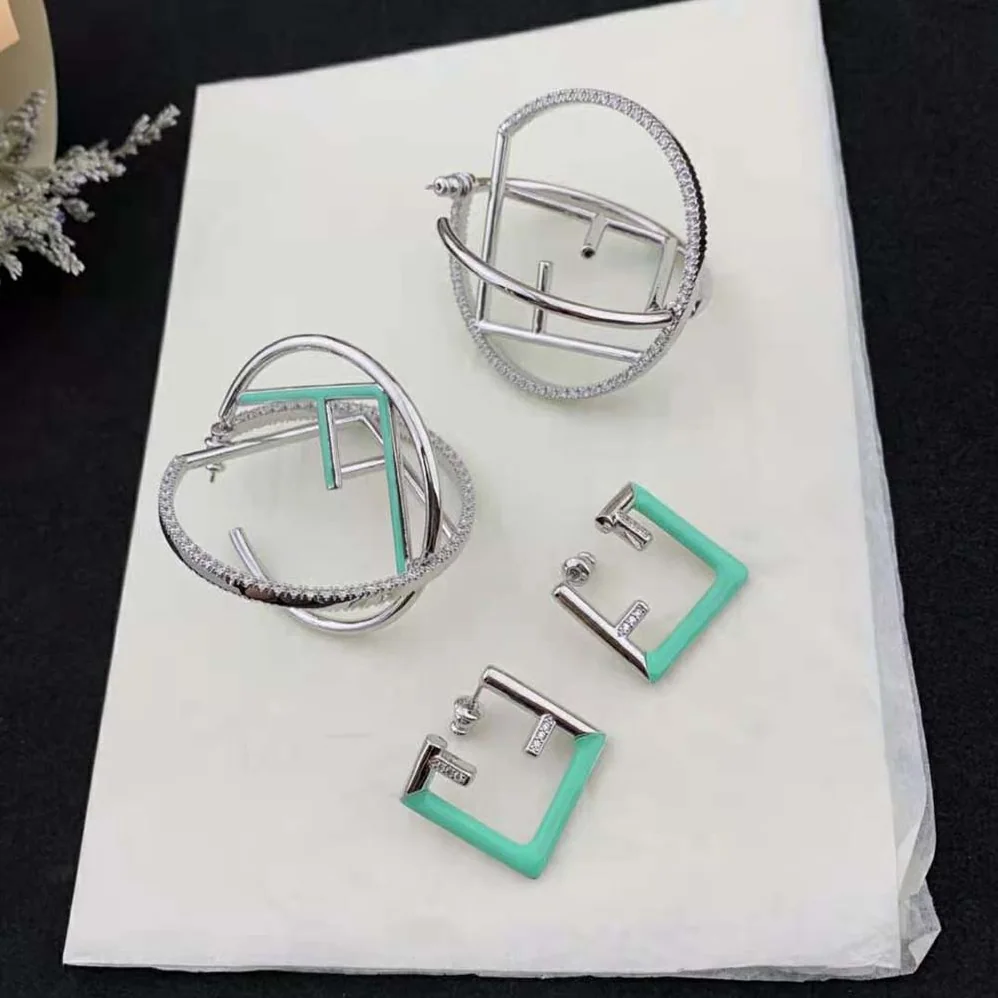 Fendi F is Fendi Earrings Silver for Women in coloured