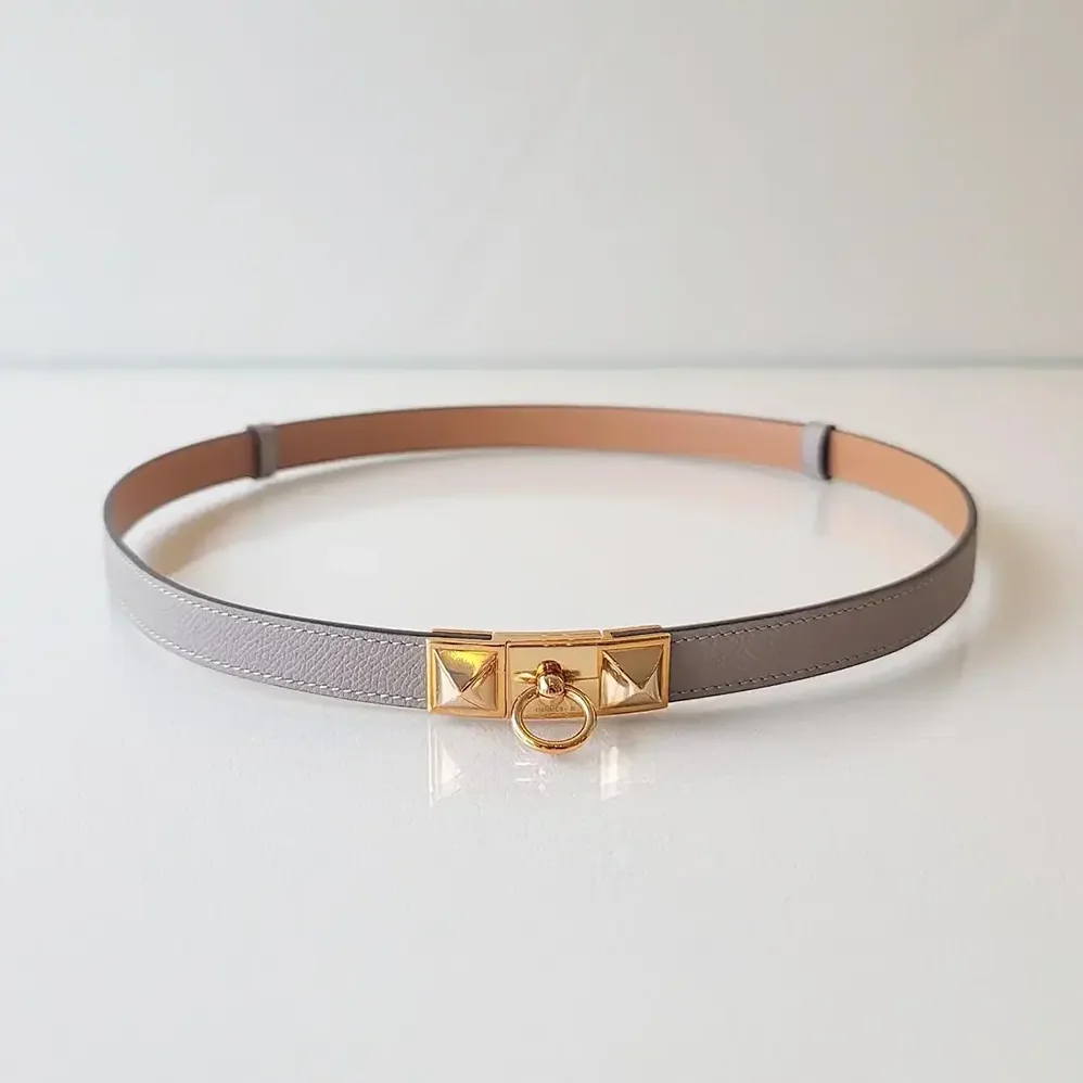 Hermes Collier De Chain Bellt in Epsom Calfskin for Unisex Hermes Collier De Chain Bellt in Epsom Calfskin for Unisex