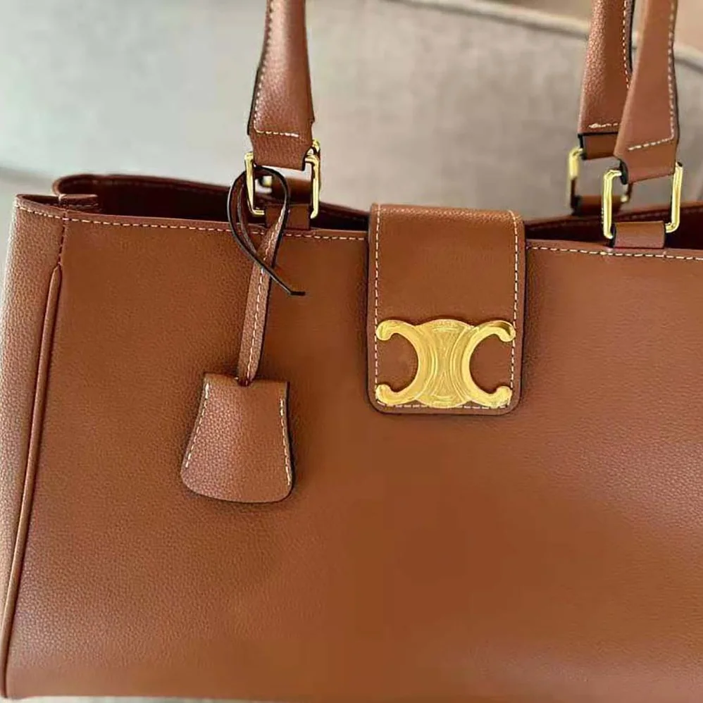 Celine Medium Appoline Bag in Supple Calfskin for Women in Brown Celine Medium Appoline Bag in Supple Calfskin for Women in Brown