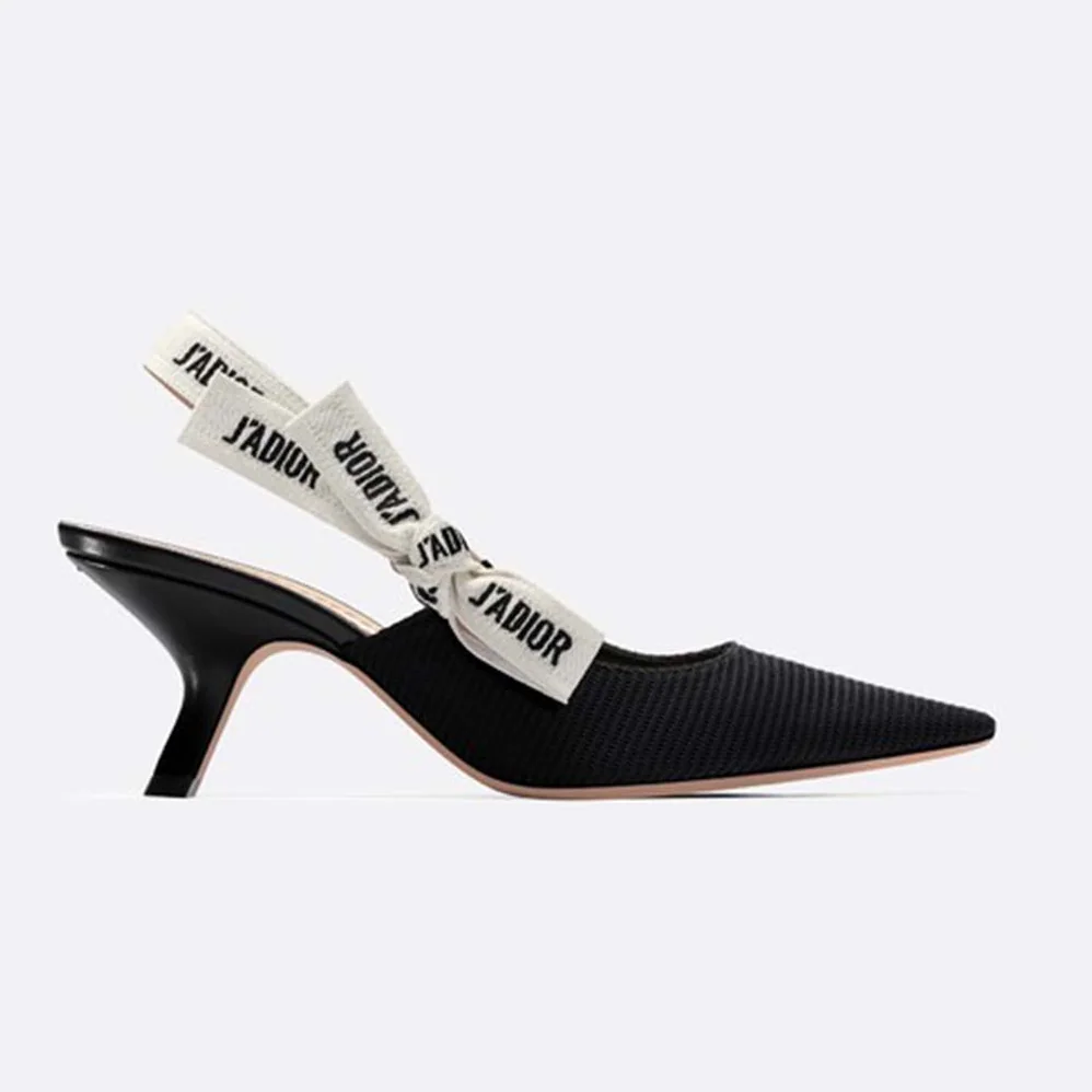 Dior J'adior Pump in Technical Canvas in 6.5 cm Heel for Women in Black Dior J'adior Pump in Technical Canvas in 6.5 cm Heel for Women in Black