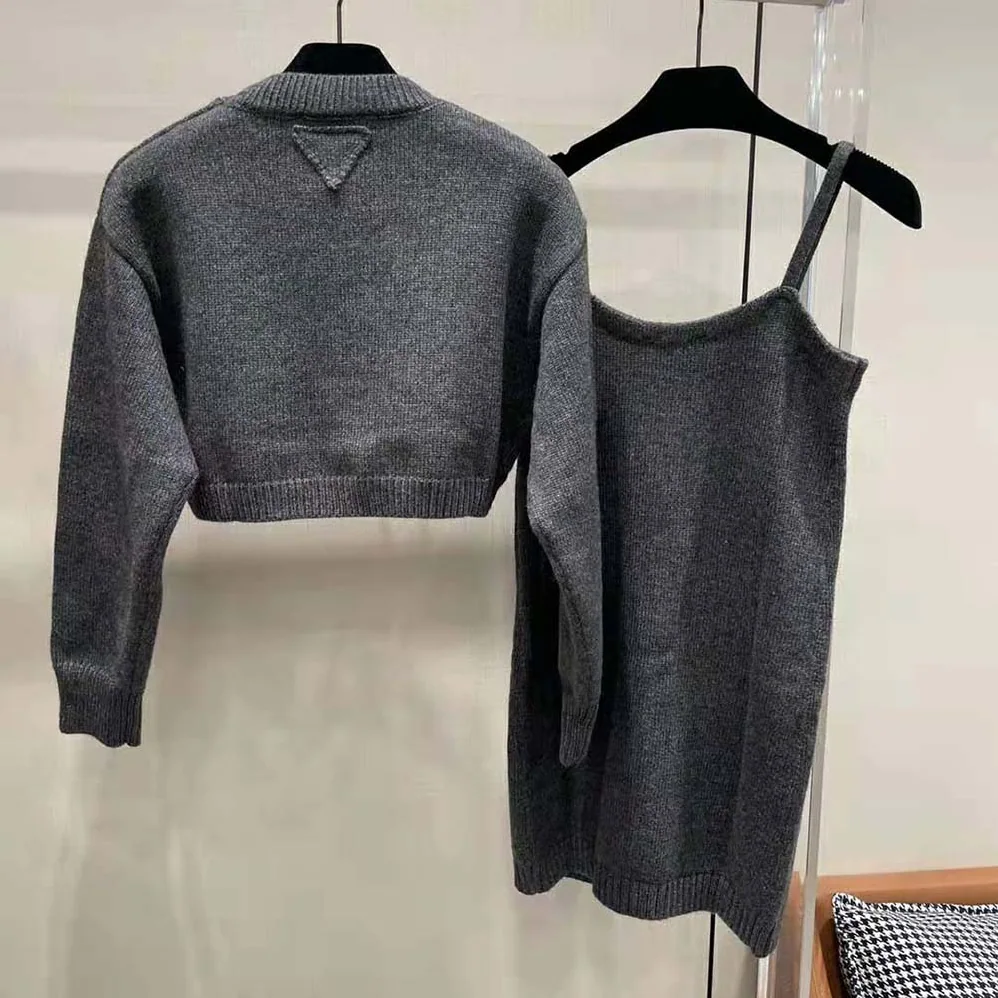 Prada Cashmere and Wool Sweater for Women in Silver