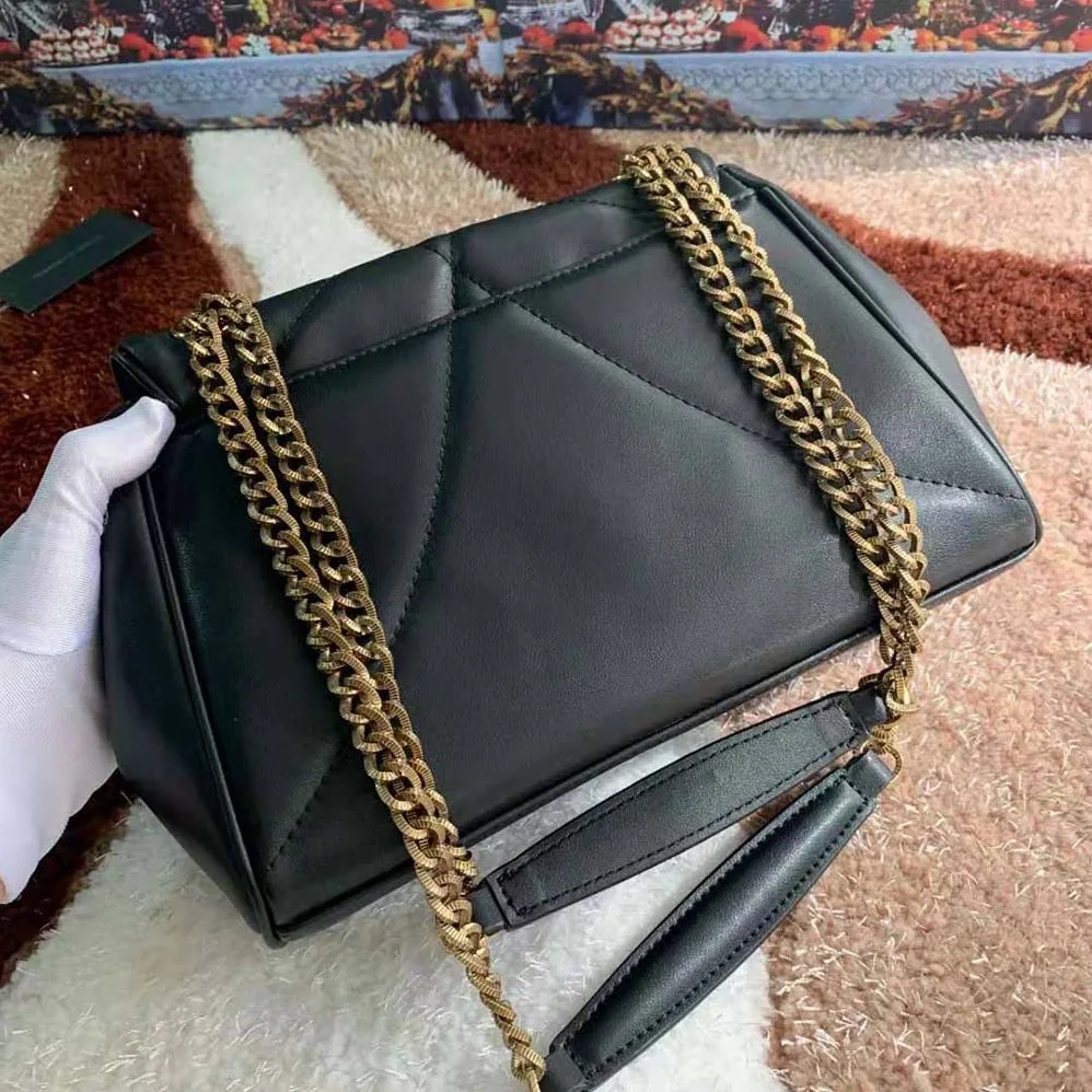 Dolce Gabbana D&G Large Devotion Shoulder Bag in Quilted Nappa Leather for Women in Black Dolce Gabbana D&G Large Devotion Shoulder Bag in Quilted Nappa Leather for Women in Black
