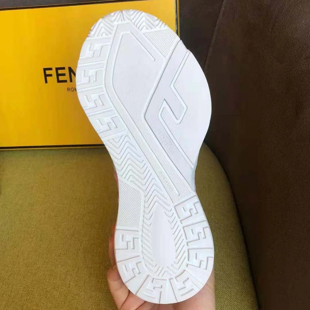 Fendi Flow Pink Nylon Low Tops for Women