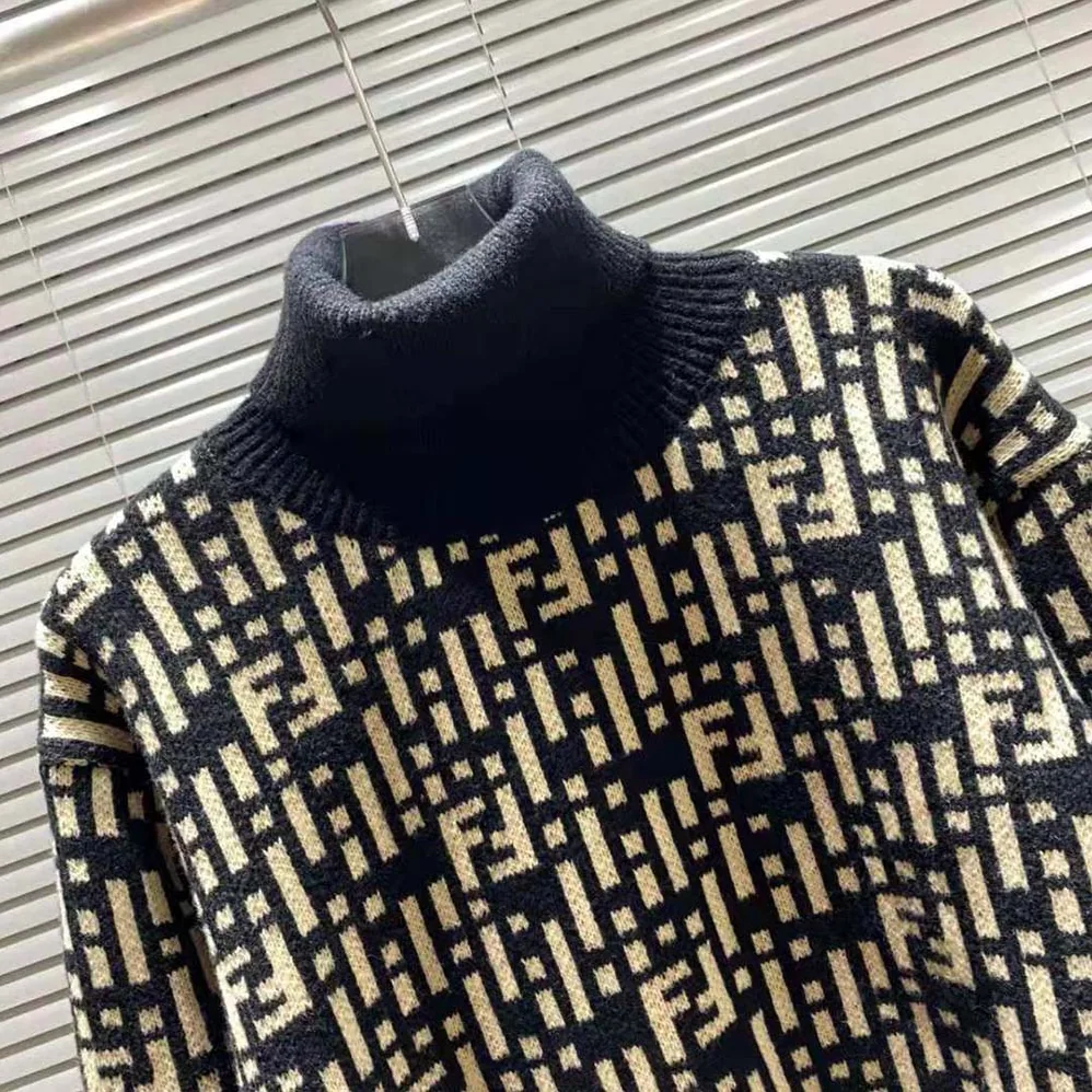 Fendi Regular-fit Sweater with High Collar for Women