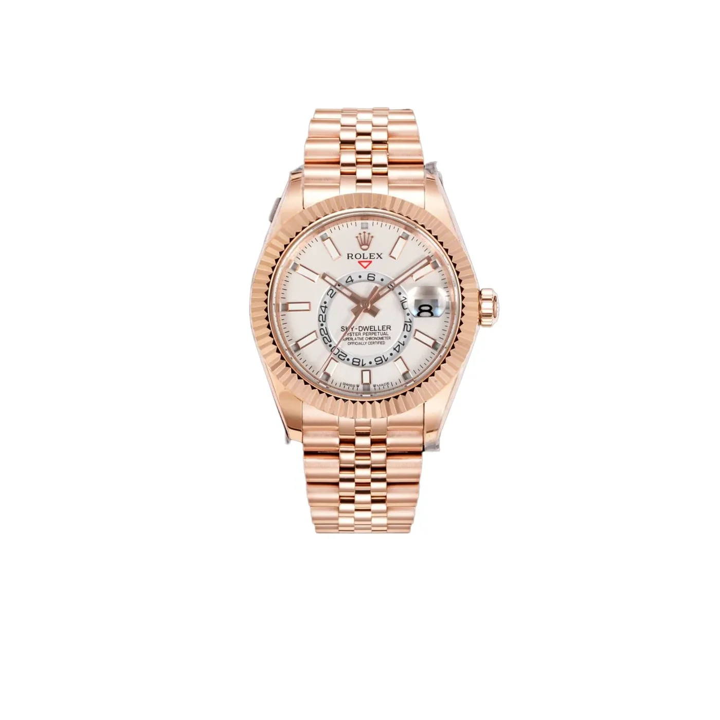 Rolex Sky Dweller Rose Gold White Dial Rolex Sky Dweller Rose Gold White Dial