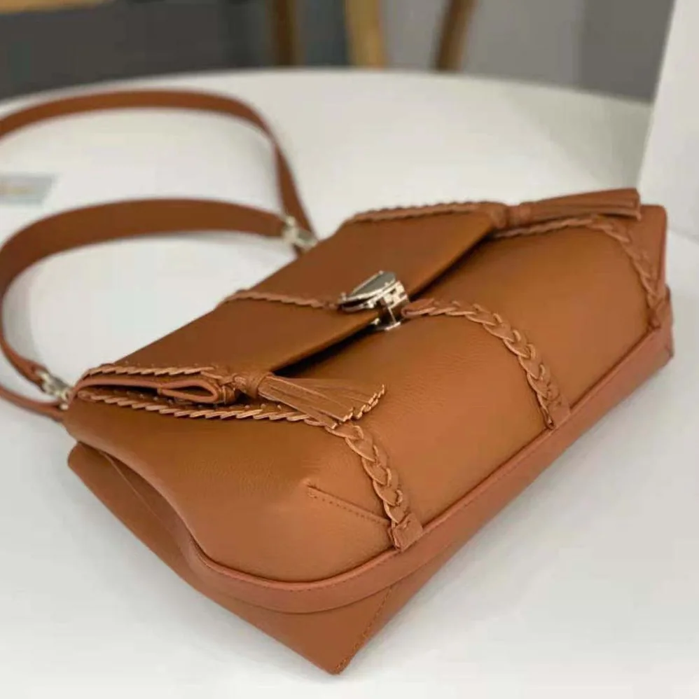 Chloe Penelope Medium Soft Shoulder Bag for Women in Brown