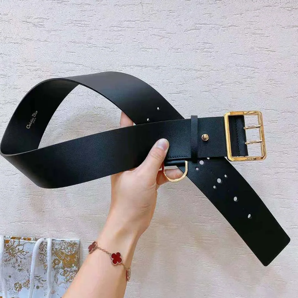 Dior Punk Belt Black Matte Calfskin for Women Dior Punk Belt Black Matte Calfskin for Women