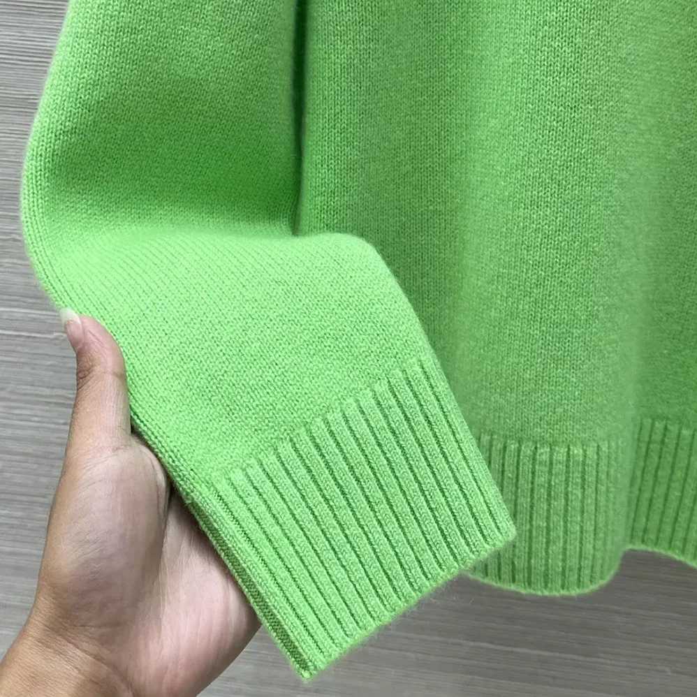 Dior DIOR AND LEWIS HAMILTON Sweater Green Virgin Wool and Cashmere Intarsia for Men