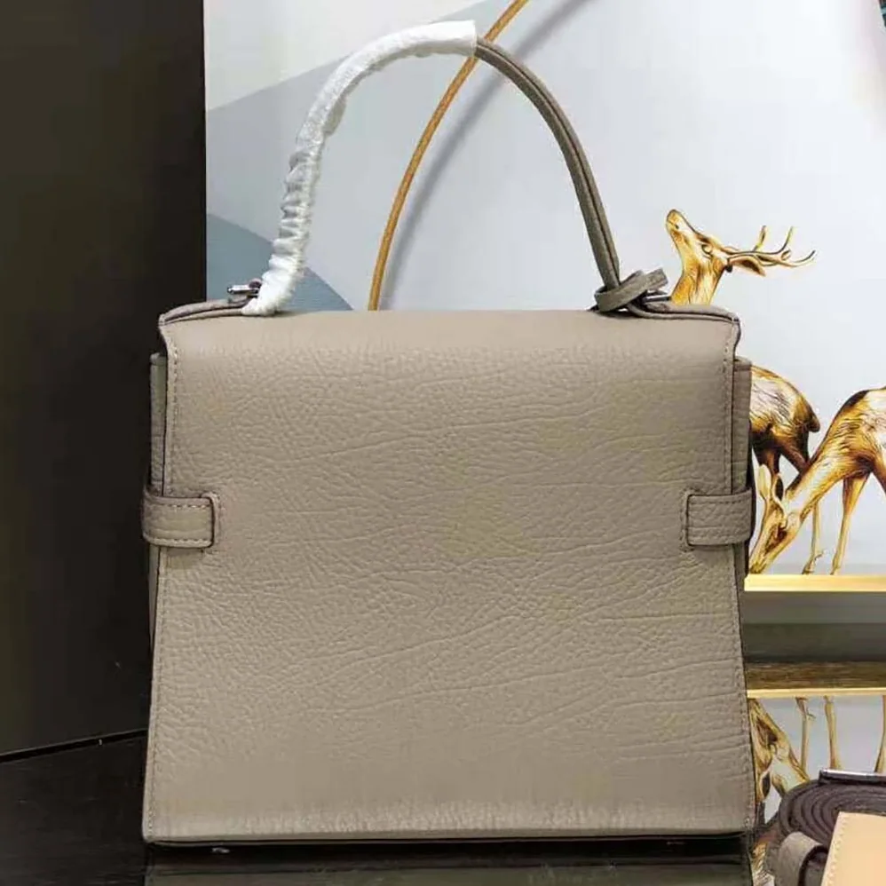 Delvaux Tempete PM in Crispy Calf for Women in Beige