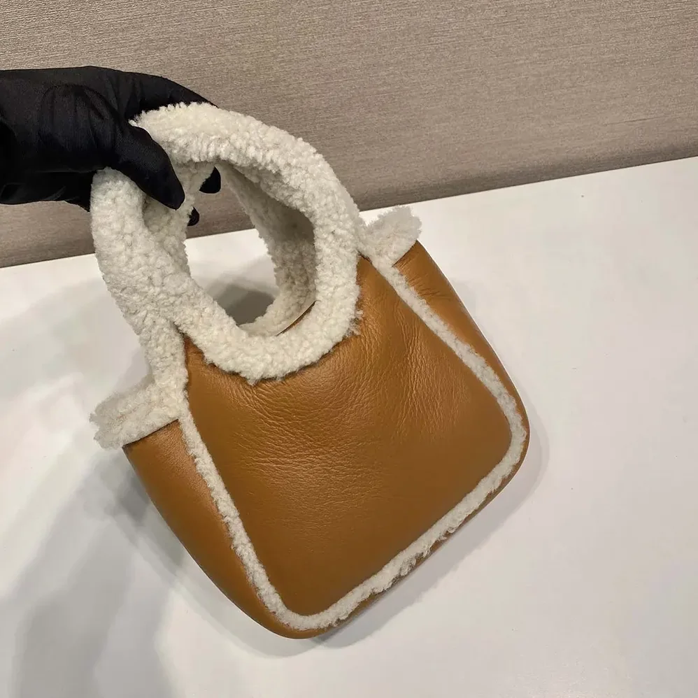 Prada Shearling Mini Handbag for Women Prada Shearling Mini Handbag for Women