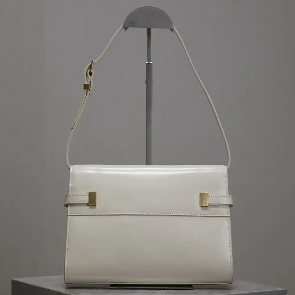 Saint Laurent YSL Manhattan Small in Box Saint Laurent for Women in White Saint Laurent YSL Manhattan Small in Box Saint Laurent for Women in White