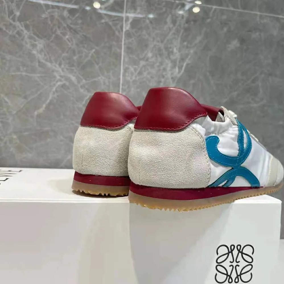 Loewe Ballet Runner in Nylon and Calfskin for Unisex in Blue