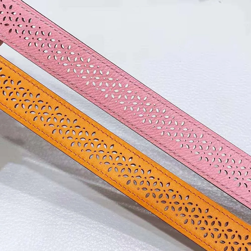 Hermes Mors H Belt Buckle & Reversible Leather Strap 24 mm for Women in Orange